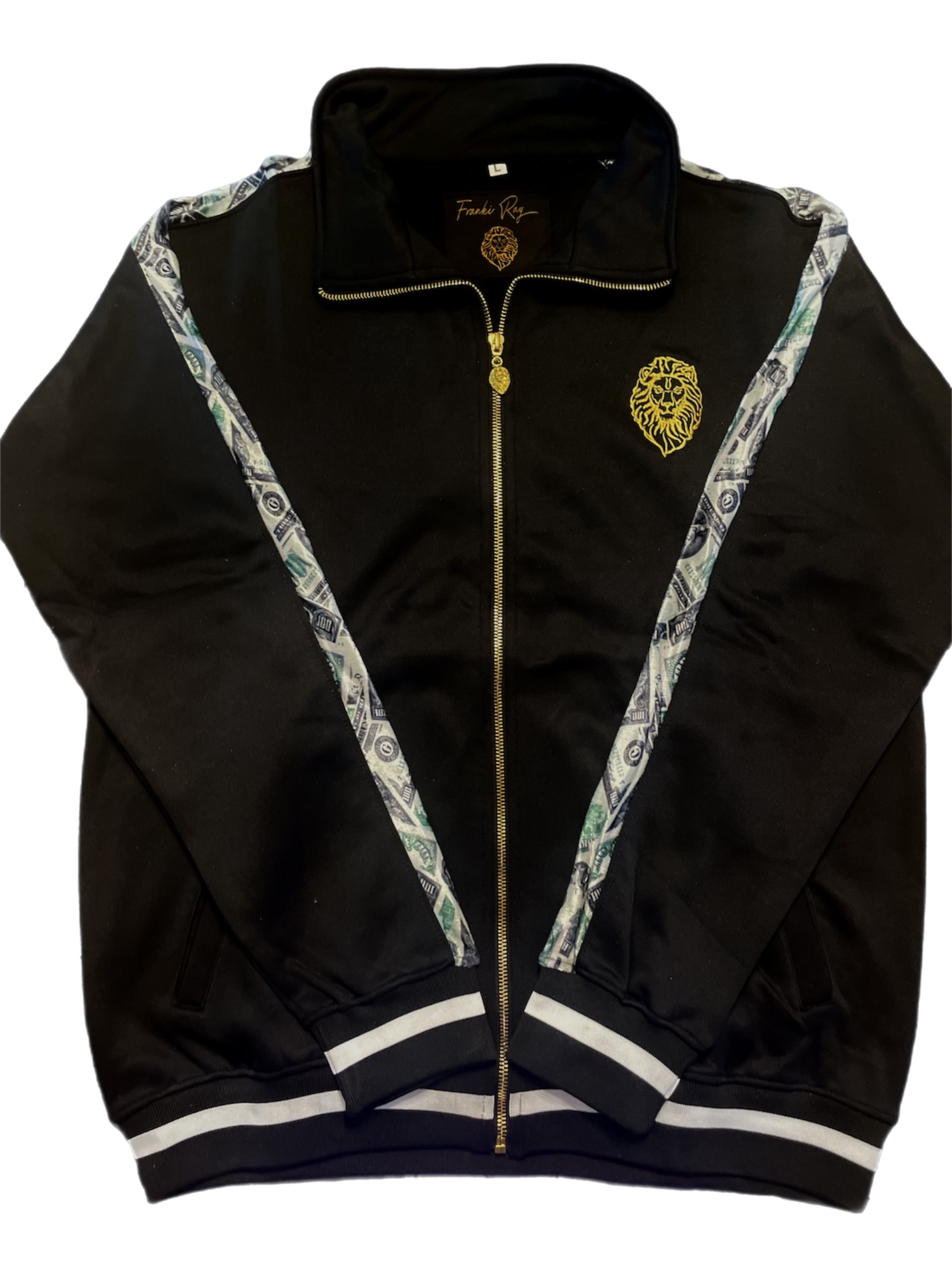 Men's Black Zip Up Jacket & Jogger (each piece sold separately)